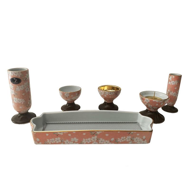 家具調仏具 仏具セット 六具足 6点セット 具足 浪漫 モダン : 仏壇職人