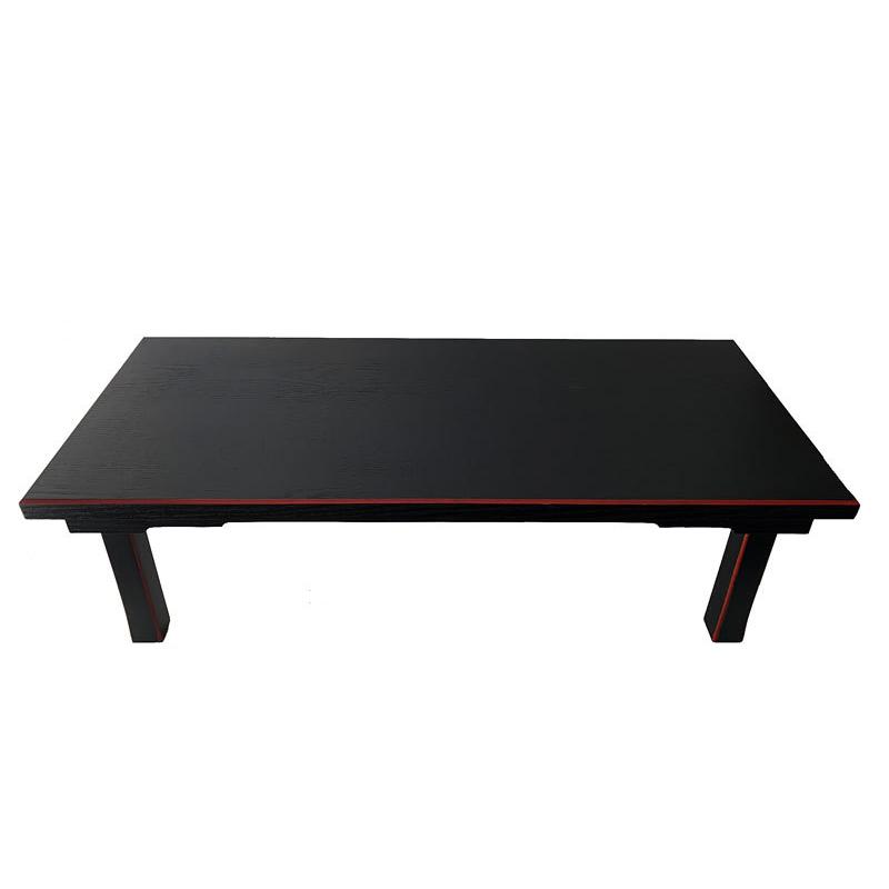 高級経机 二月堂机 黒面朱 4(仏具、仏壇) お供え机 折りたたみ机