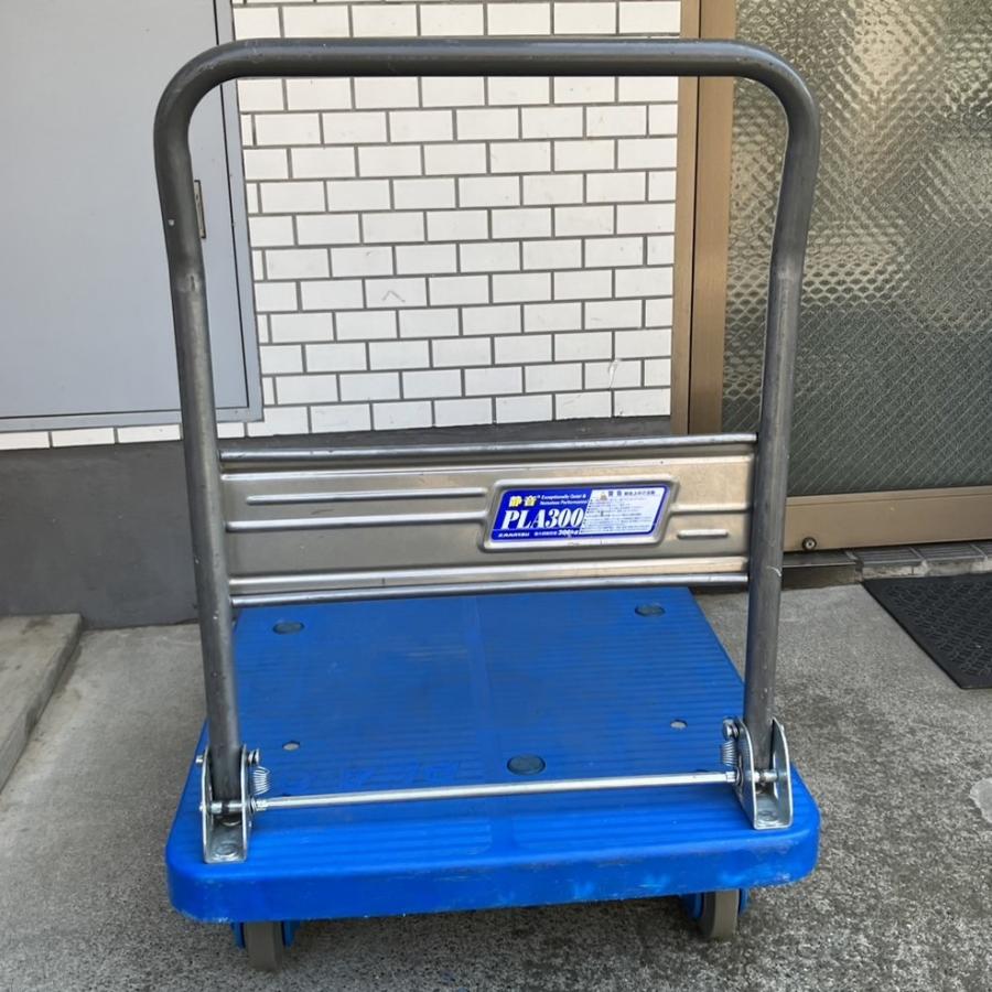 中古手押し台車 300kg荷重 D016 耐荷重300kgサイズ 手押し台車 中古品 D016 送料別途 : 物流機器.com