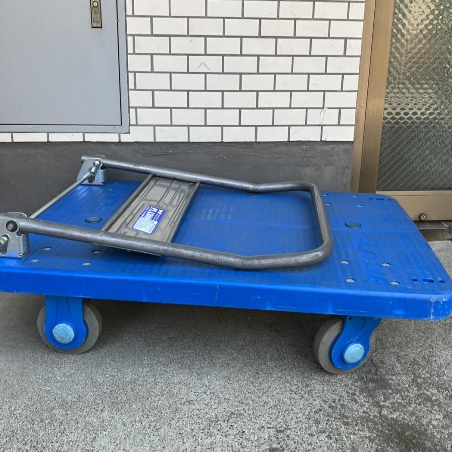 中古手押し台車 300kg荷重 D016 耐荷重300kgサイズ 手押し台車 中古品 D016 送料別途 : 物流機器.com