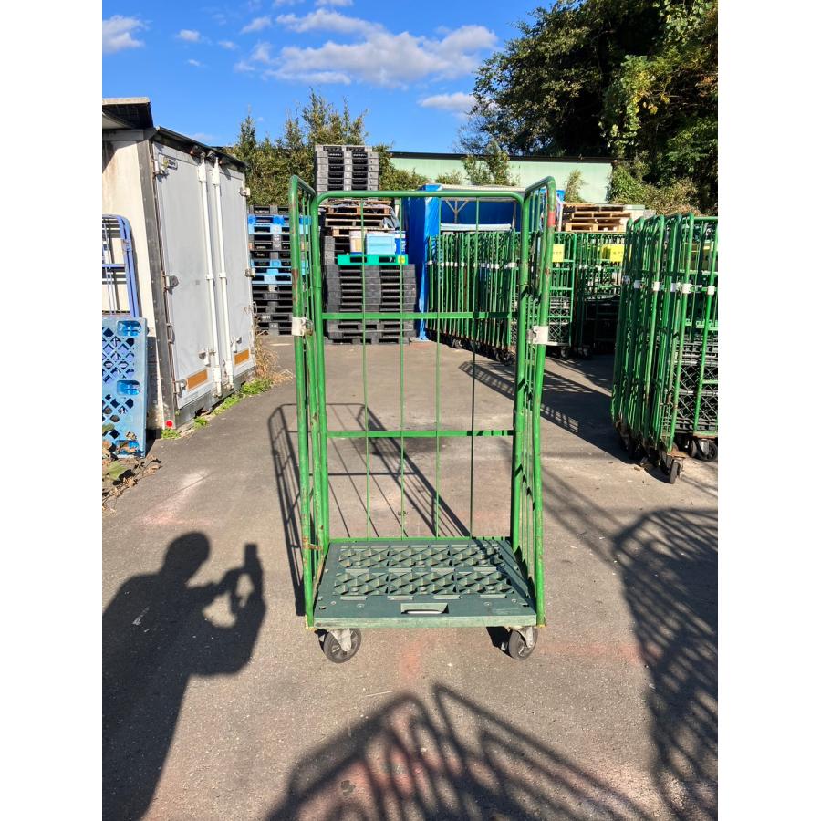中古カゴ台車 W850×D650×H1700㎜ K123
