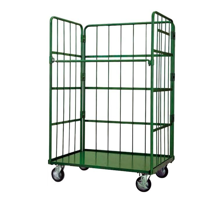 ヤマト・インダストリー 床スチールコンビテナー LRC40 カゴ台車 受注  