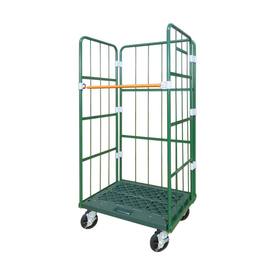 ヤマト・インダストリー コンビテナー LRC60J-P カゴ台車 樹脂  