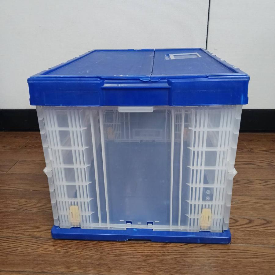 W600×D410×H375mm  折りたたみコンテナ75Lサイズ　中古品　O009　送料別途 | 