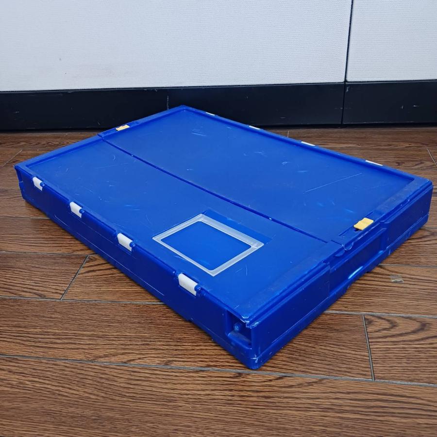 W600×D410×H375mm  折りたたみコンテナ75Lサイズ　中古品　O009　送料別途 |  | 06