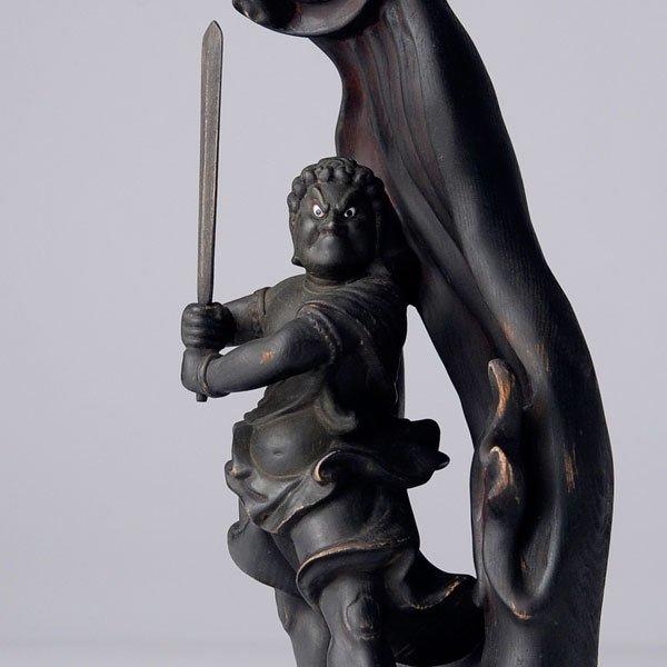 寺院霊園用仏像 宮本武蔵 不動明王立像 : 仏像仏具・仏教美術ヤフー店