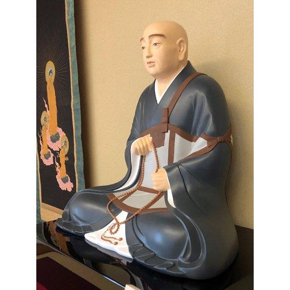 芹沢銈介 法然上人彩色木版画」掛軸 1幅|浄土宗 知恩