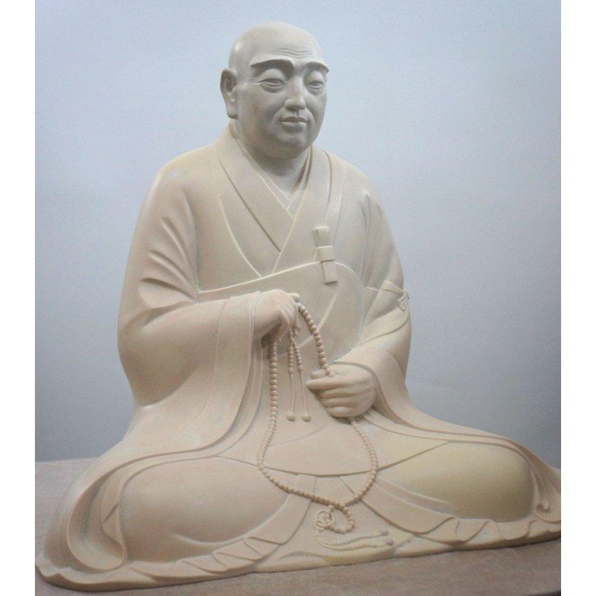 寺院霊園用仏像 仏像 浄土宗 法然上人像 FRP製 : 仏像仏具・仏教美術