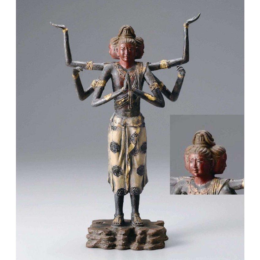 寺院仏具 喜多敏勝 阿修羅像 日本 高岡製 : 仏像仏具・仏教美術ヤフー店 - 通販 - Yahoo!ショッピング