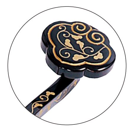 寺院仏具 如意 1.1尺 唐草蒔絵 : 仏像仏具・仏教美術ヤフー店 - 通販