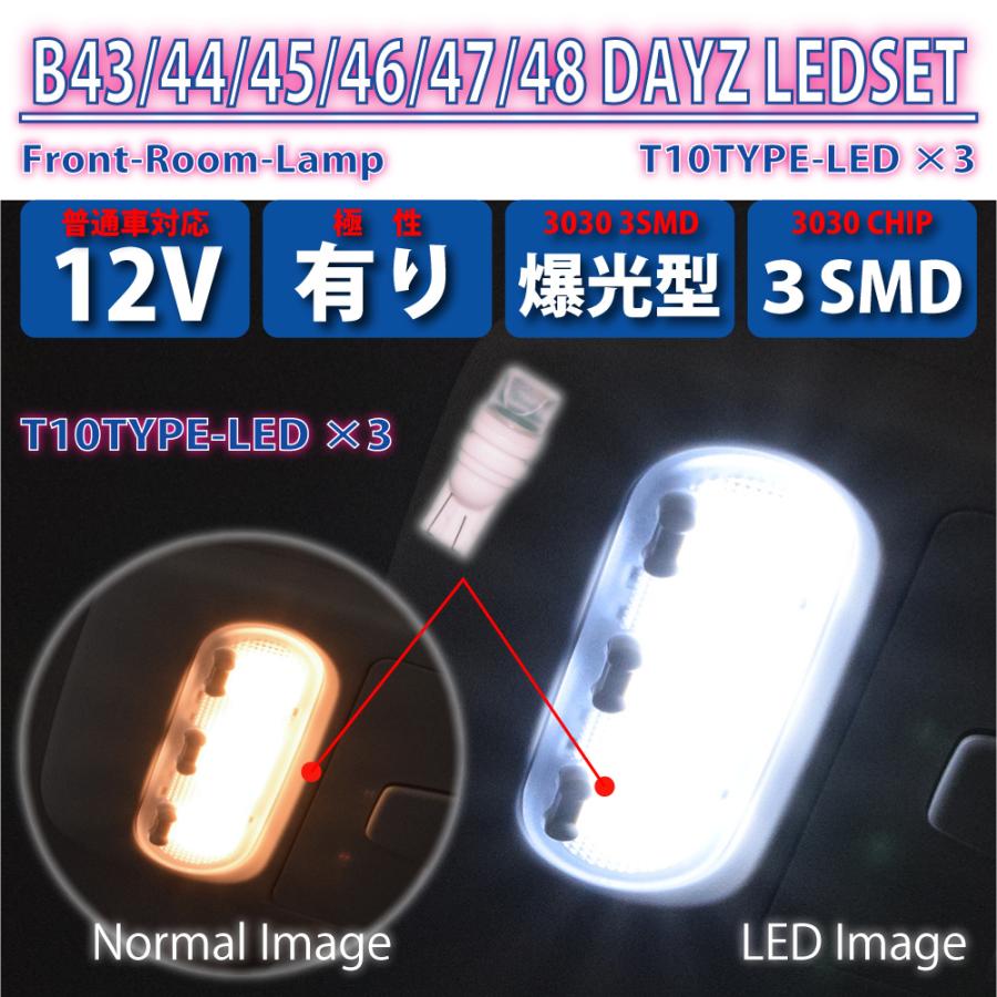 デイズ B40系 DAYZ ハイウェイスター LED ルームランプ ナンバー灯