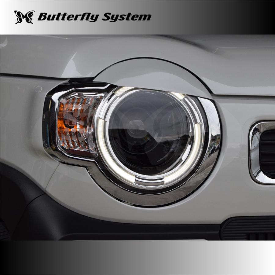 ハスラー HUSTLER MR52S MR92S アイライン ヘッドライトカバー