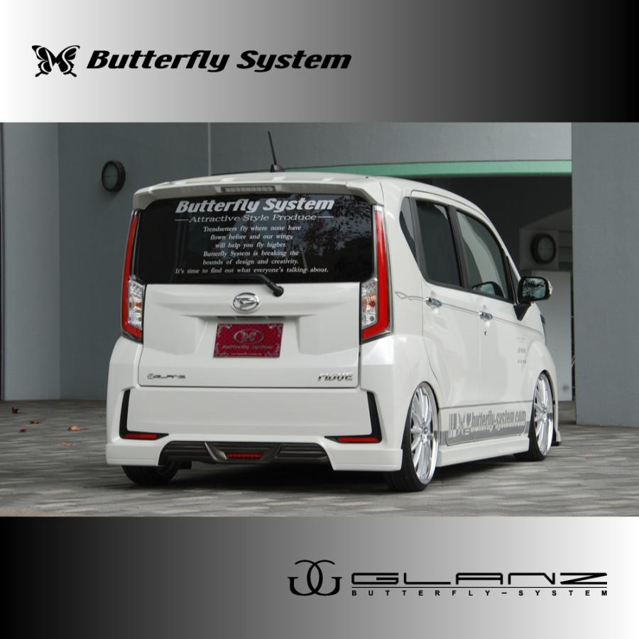 LA150S ムーヴカスタム エアロパーツ リアハーフスポイラー リア 