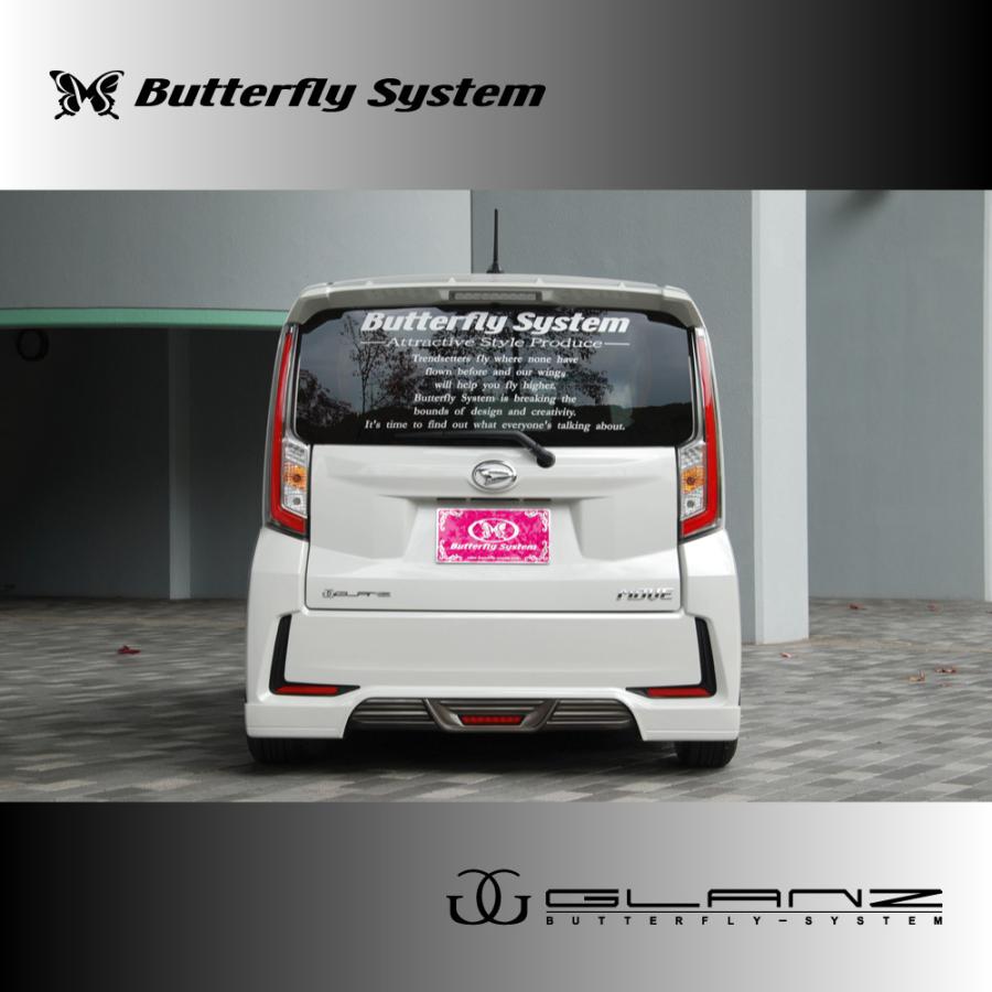 LA150S ムーヴカスタム エアロパーツ リアハーフスポイラー リア