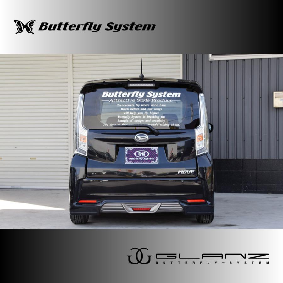 LA150S ムーヴカスタム リアハーフスポイラー エアロパーツ GLANZ 塗装