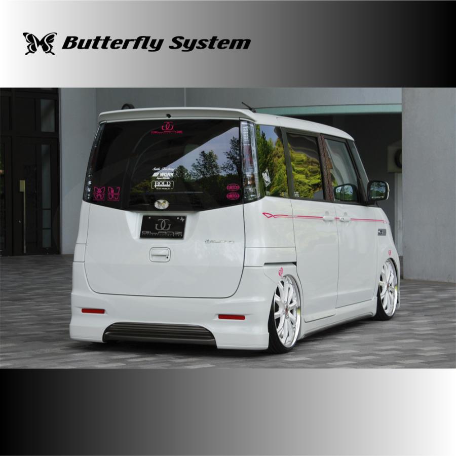 パレットSW PALETTE SW MK21 エアロパーツ リアハーフスポイラー GLANZ