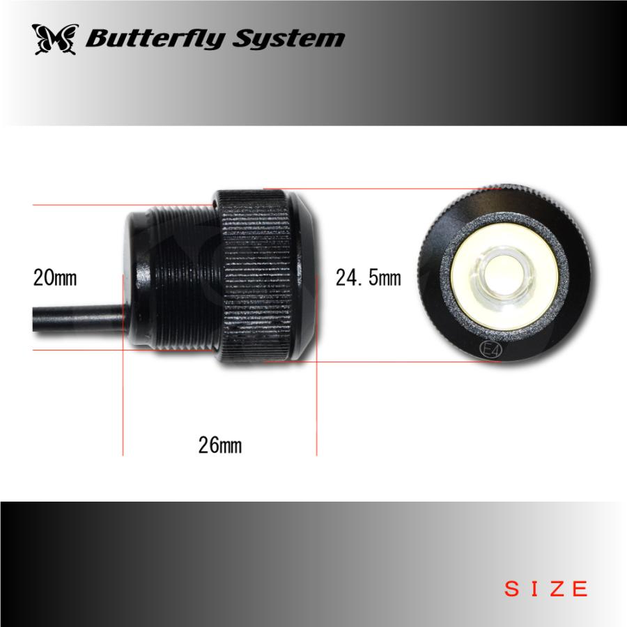 スポットLEDKIT 5連スポットLED 丸形5連式LED 25mm バタフライシステム