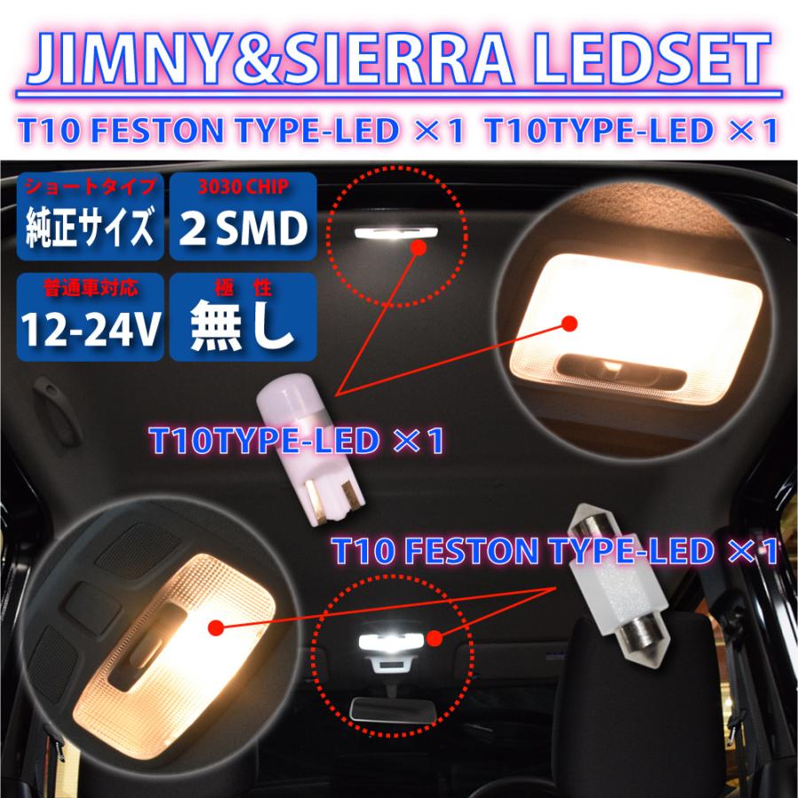 ジムニー シエラ JB64W JB74W JIMNY SIERRA LED ルームランプ ナンバー