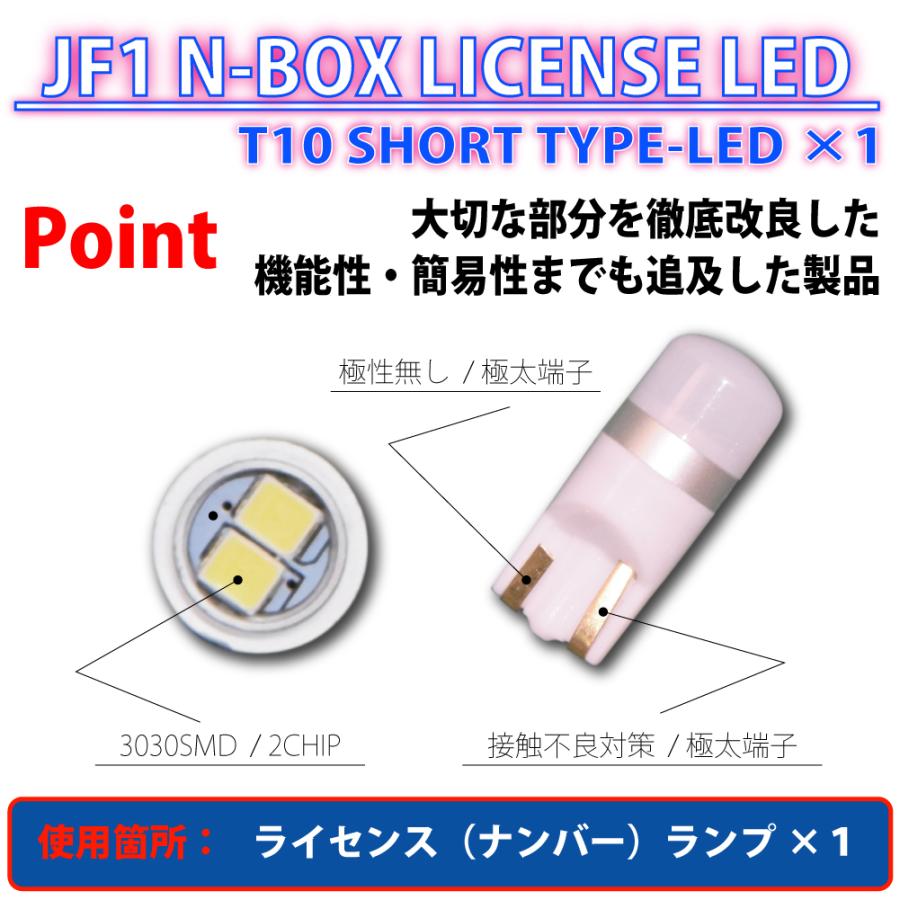 Nbox Nboxカスタム Jf1 Jf2 ナンバー灯 Ledバルブ 1個set 簡単取替 白色 T10 ショートバルブ ホンダ エヌボックス Jf1 Ledset バタフライシステム ヤフー店 通販 Yahoo ショッピング
