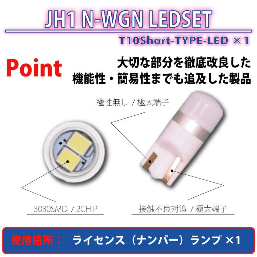 NWGN JH1 JH2 エヌワゴン LED ルームランプ ナンバー灯 ライセンスランプ 専用 LED 3個 SET :jh1-ledset:バタフライシステム  ヤフー店 - 通販 - Yahoo!ショッピング