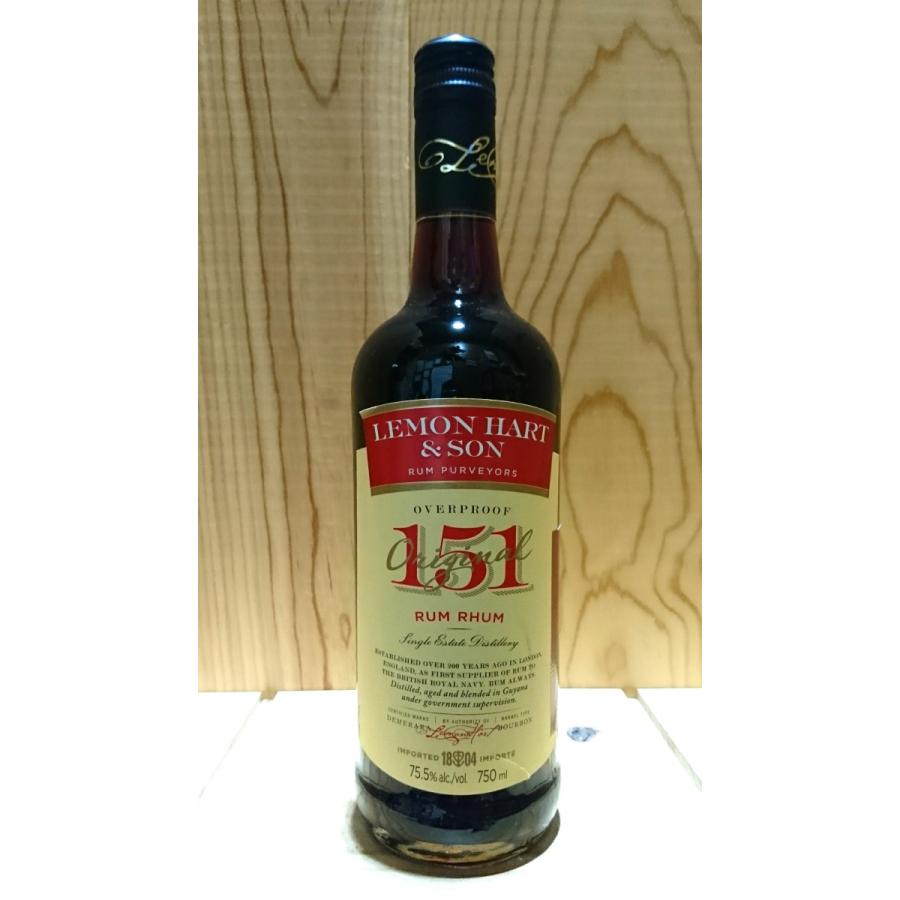 レモンハート 151 ラム 750ml 75.5度 : お酒の専門店バタフライ レモンハート 151 ラム 750ml 75.5度 : お酒の専門店バタフライ