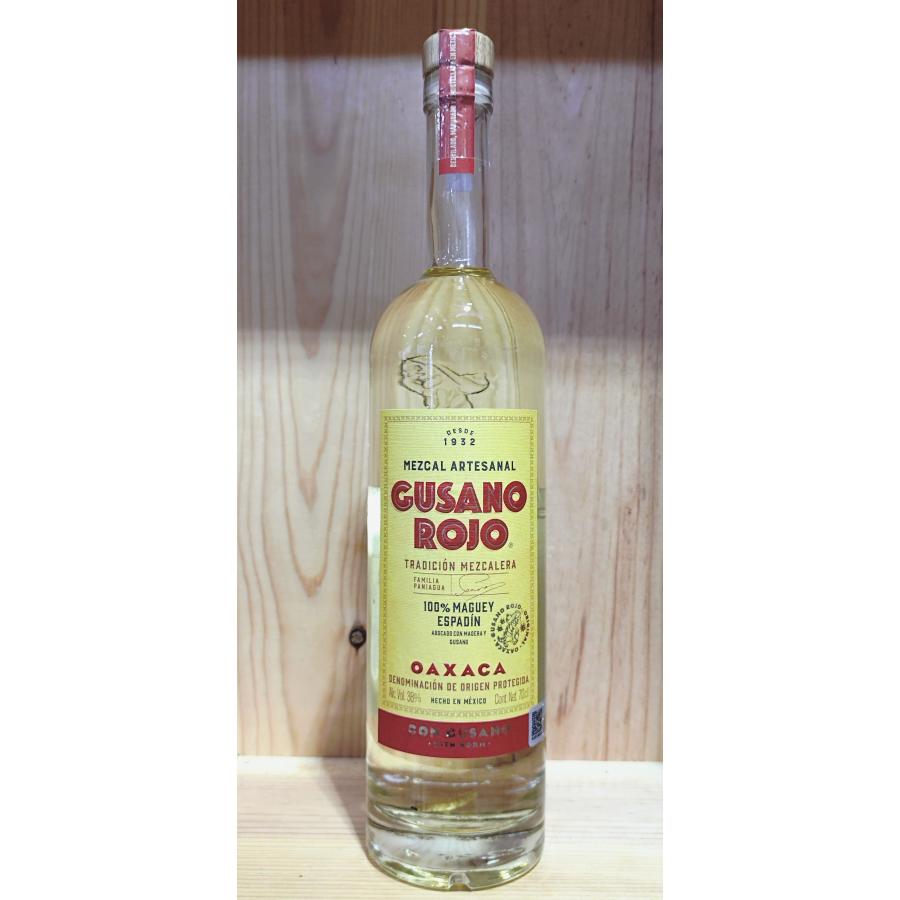 グサノ・ロッホ メスカル ミニチュアボトル メスカル グサノ ロホ 700ml 並行品 イモムシ入り : お酒の専門店