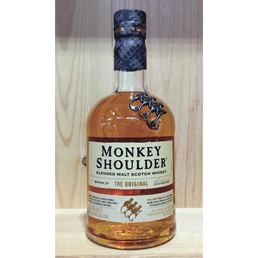 モンキーショルダー 700ml 並行品 : お酒の専門店バタフライ - 通販