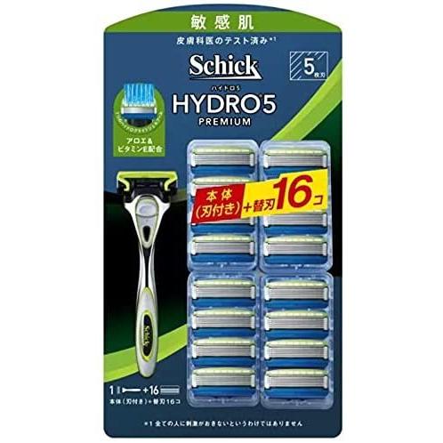 シック ハイドロプレミアム ハイドロ5 プレミアム 敏感肌 5枚刃 本体