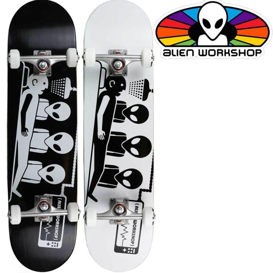 エイリアンワークショップ 7 75 8 0 スケボー コンプリート Alien Work Shop Skateboard Abduction ブランド純正 完成品 初心者 女子 キッズ こども おすすめ スケートボード専門店バタフライ 通販 Yahoo ショッピング