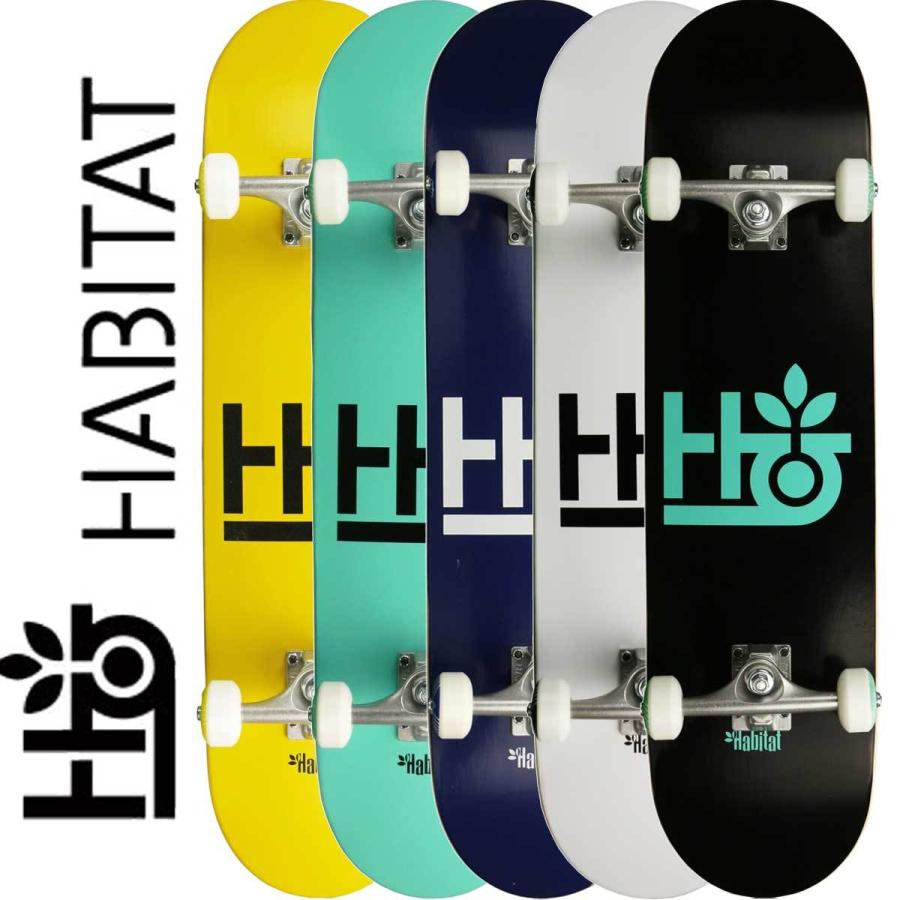ハビタット 7 5 7 75 8 0 スケボー コンプリート Habitat Skateboard Pod ブランド純正 完成品 初心者 女子 キッズ こども おすすめ スケートボード専門店バタフライ 通販 Yahoo ショッピング