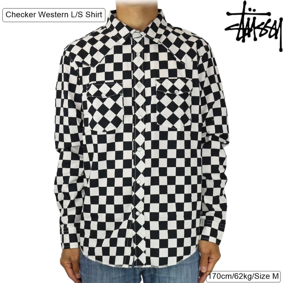 Stussy ステューシー Checker Western L S Shirt Black チェッカーウエスタン ストリート メンズ ファッション 長袖 シャツ blk スケートボード専門店バタフライ 通販 Yahoo ショッピング
