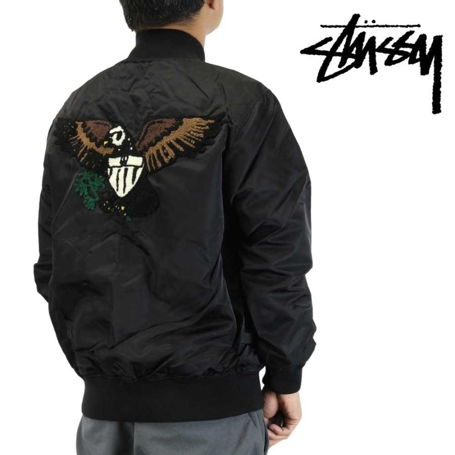 ステューシー ジャケットstussy メンズ Eagle Tour Stussy Jktスタジアム ジャケット スカジャン スタジャン アウター 正規 スケートボード専門店バタフライ 通販 Yahoo ショッピング