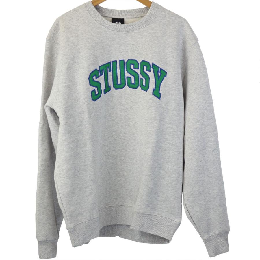Stussy ステューシー トレーナー クルー Arch Applique Crew ヘザーグレー アーチアップリケ メンズ ストリート ファッション ブランド 1118gry スケートボード専門店バタフライ 通販 Yahoo ショッピング
