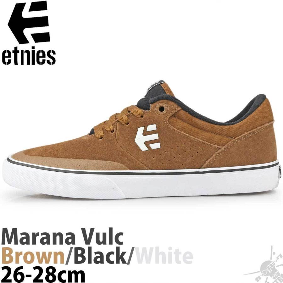 スケボー シューズ 26 28cm エトニーズ マラナ バルク ブラウン ブラック ホワイト Etnies Marana Vulk Brown Black White スケートボード ブランド メンズ スケートボード専門店バタフライ 通販 Yahoo ショッピング