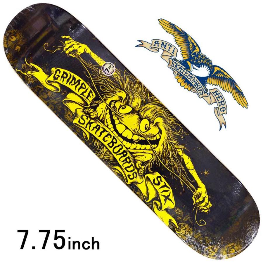 スケボー デッキ スケートボード Anti Hero アンチヒーロー スケボーデッキ 板 Grimple Stix 7 75inch ストリート オシャレ ファッション アイテム イーグル Anti 121 スケートボード専門店バタフライ 通販 Yahoo ショッピング