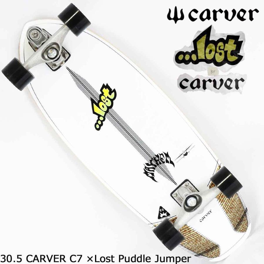 CARVER カーバー ...lost サーフスケートボード Puddle Ju carver（カーバー） スケートボード スケボー 30.5 C7 Lost Puddle