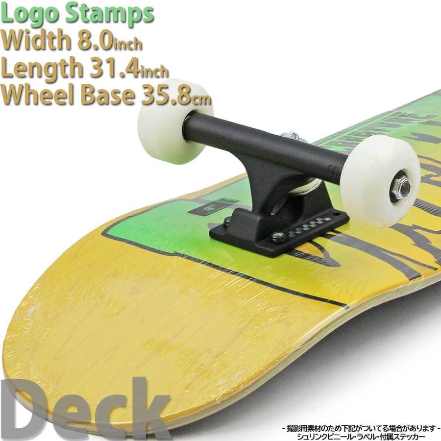 オリジナル Stamps Logo Creature 完成品 コンプリート エーストラック スケボー ロゴスタンプ 8 0インチ クリーチャー Ace ス スケートボード Complete Skateboards Trucks コンプリート ウィール硬度 99aハード Www Gatorheatandair Com