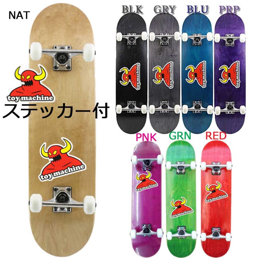 スケボー 完成品 コンプリート トイマシーンステッカー付 スケート