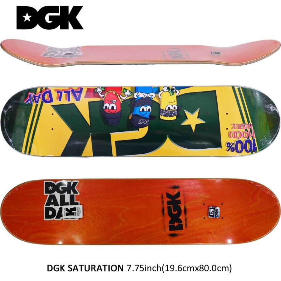 魅了 Saturation Dgk ロサンゼルス 板 ディージーケー Dgk カリフォルニア スケートボード デッキ スケート スケボー 7 75inch Dgk Bボーイ ストリート Model Team デッキ パーツ グリップテープ付き選べます Mob モブグリップ Proksi Si