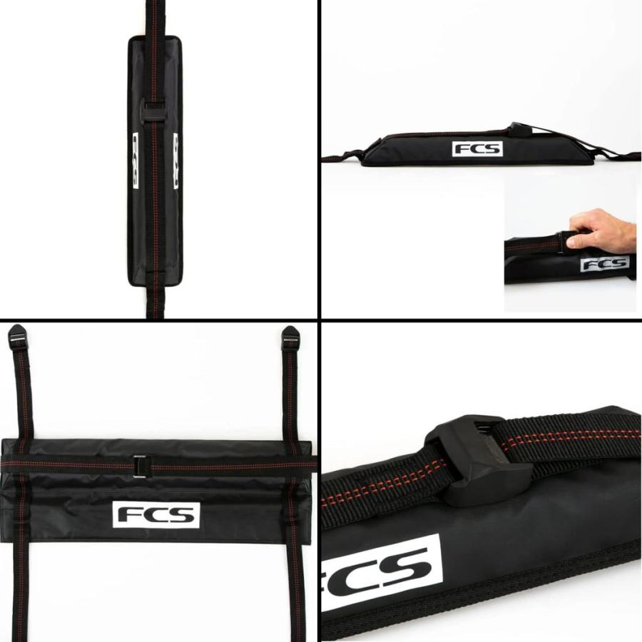 FCS ソフトキャリアー カムロック ダブルソフトラックス サーフボードキャリア FCS FCS CAM LOCK SOFT RACKS DOUBLE 2列 エフシーエス カムロック
