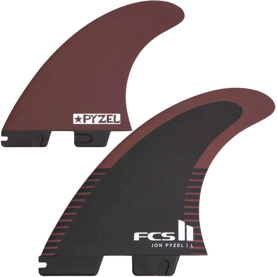 FCS II LARGE JP サーフボードフィン 3枚セット パイゼル FCS FCS II PYZEL TRI FIN SET SHARPER SERIES JP PC AIR CORE フィン