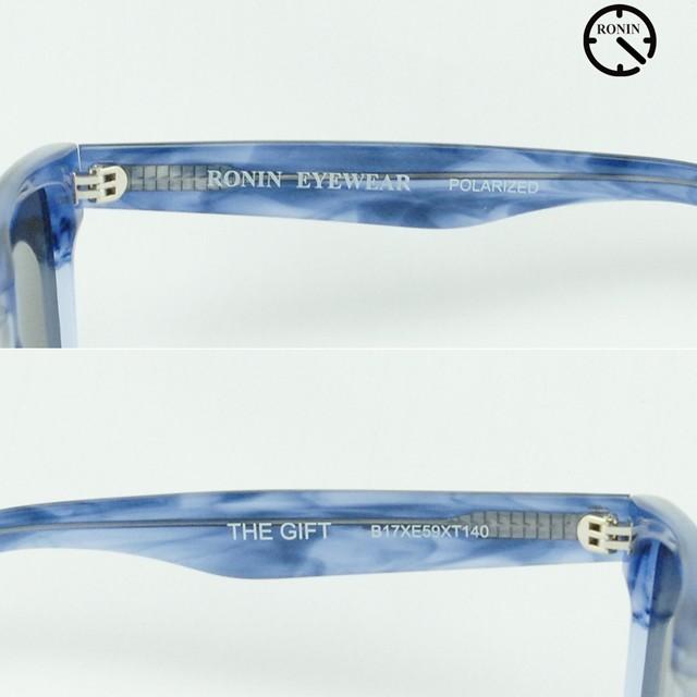 ロニン サングラス Ronin Eyewear アイウェア UVカット GIFT 笹 Blue
