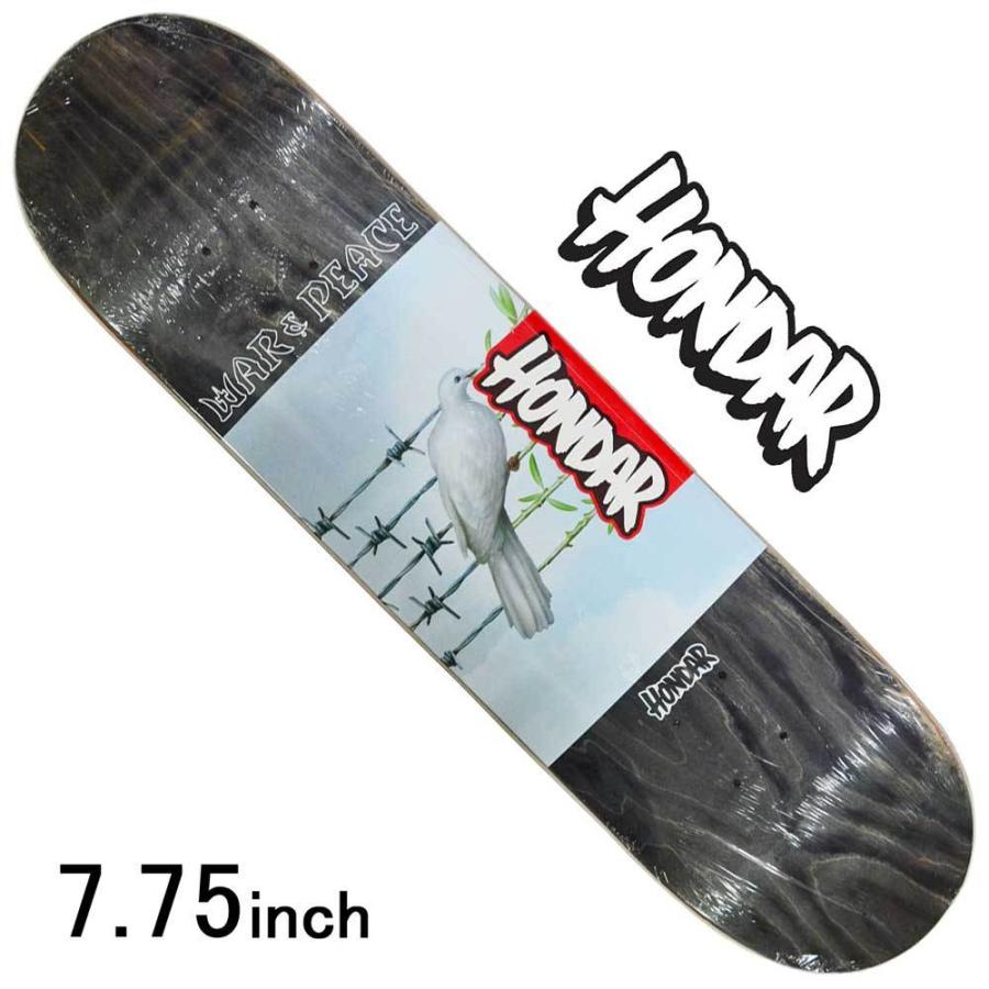 Hondar スケートボード スケボー デッキ 7 75 インチ 7 75 ホンダー 人気 スケートボード ブラジルブランド War And Peace Gray スケボー 女子 子供 キッズ 人気 Hondar 1 スケートボード専門店バタフライ