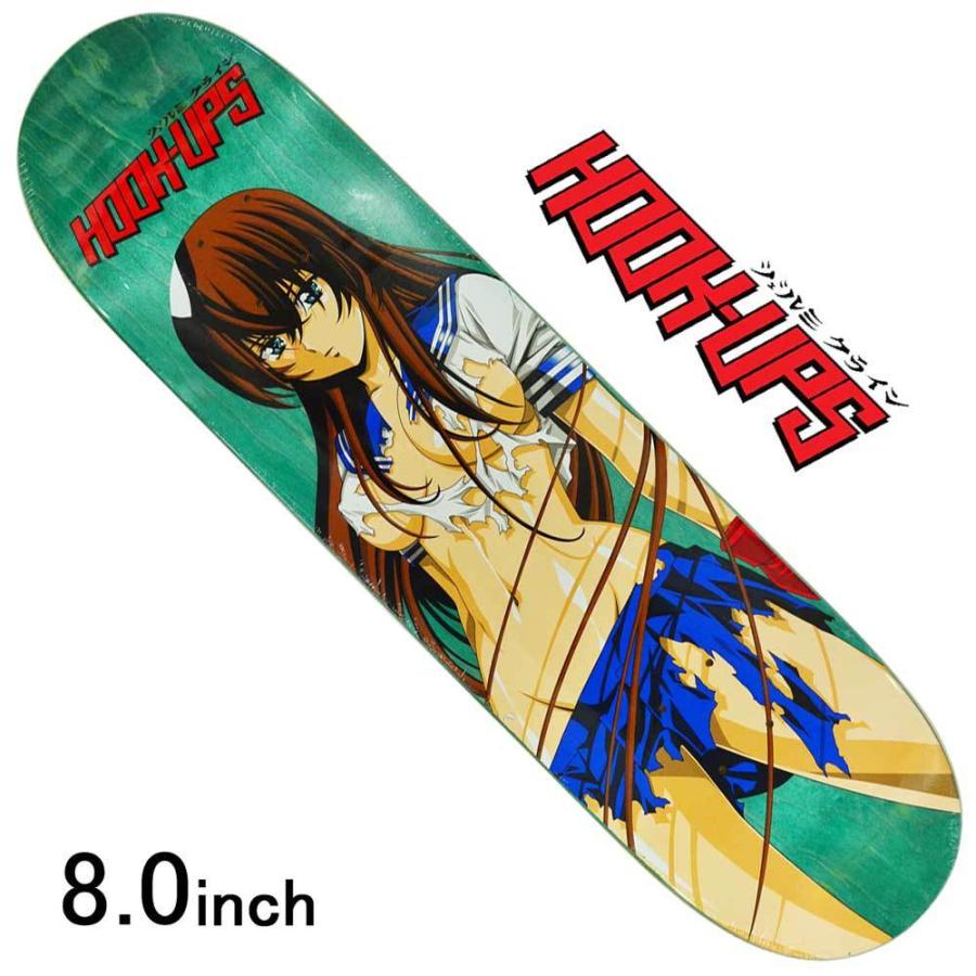 スケボー デッキ スケートボードhook Ups フック アップ Battle School Girl 8 0inch ストリート オシャレ ファッション アイテム ジェルミークライン Hoo 114 スケートボード専門店バタフライ 通販 Yahoo ショッピング