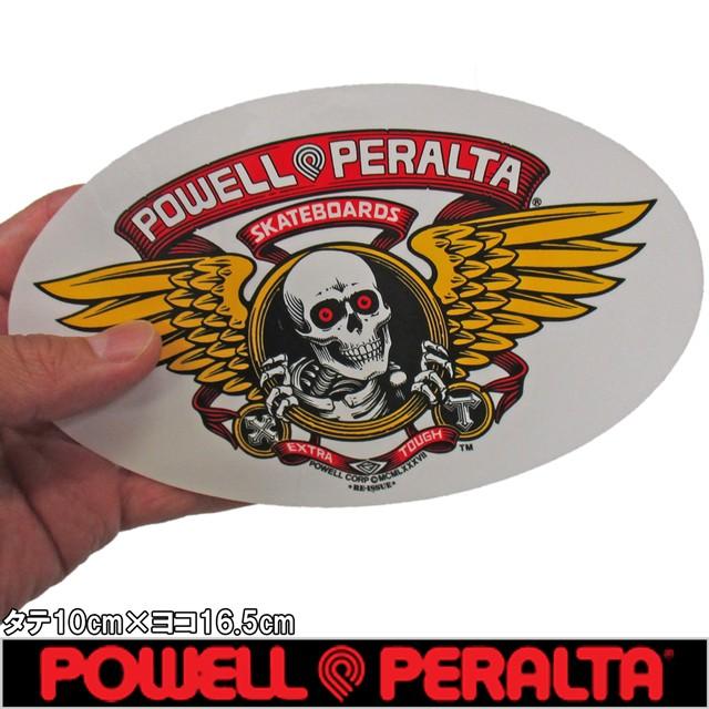 POWELL PERALTA ( パウエル ペラルタ ) Winged Ripper Sticker (1カラー)(タテ10m×ヨコ16.5cm) (  スケートボード スケボー ステッカー ) :pp-stk11:スケートボード専門店バタフライ - 通販 - Yahoo!ショッピング