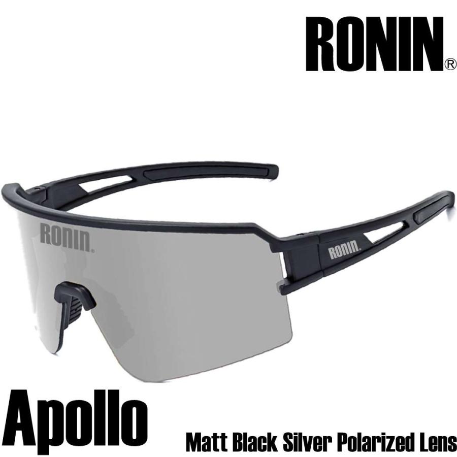 Ronin Eyewear サングラス ロニンアイウエア UVカット Apollo アポロ マットブラック アジアンフィット Hawaii Japan チームモデル 紫外線対策 枠なし 偏光レンの画像
