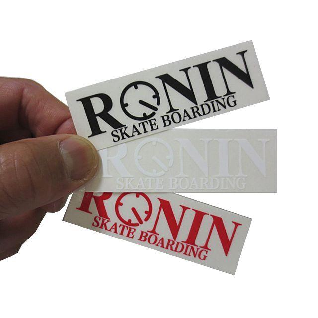 Ronin Eyewear Skate （ロニンアイウェアースケート) OG Logo Ronin Stiker 8cm×2.5ｃｍ （スケートボード スケボー サーフィン  ハードウェア キャップ,ロニン｜butterflygarage｜02