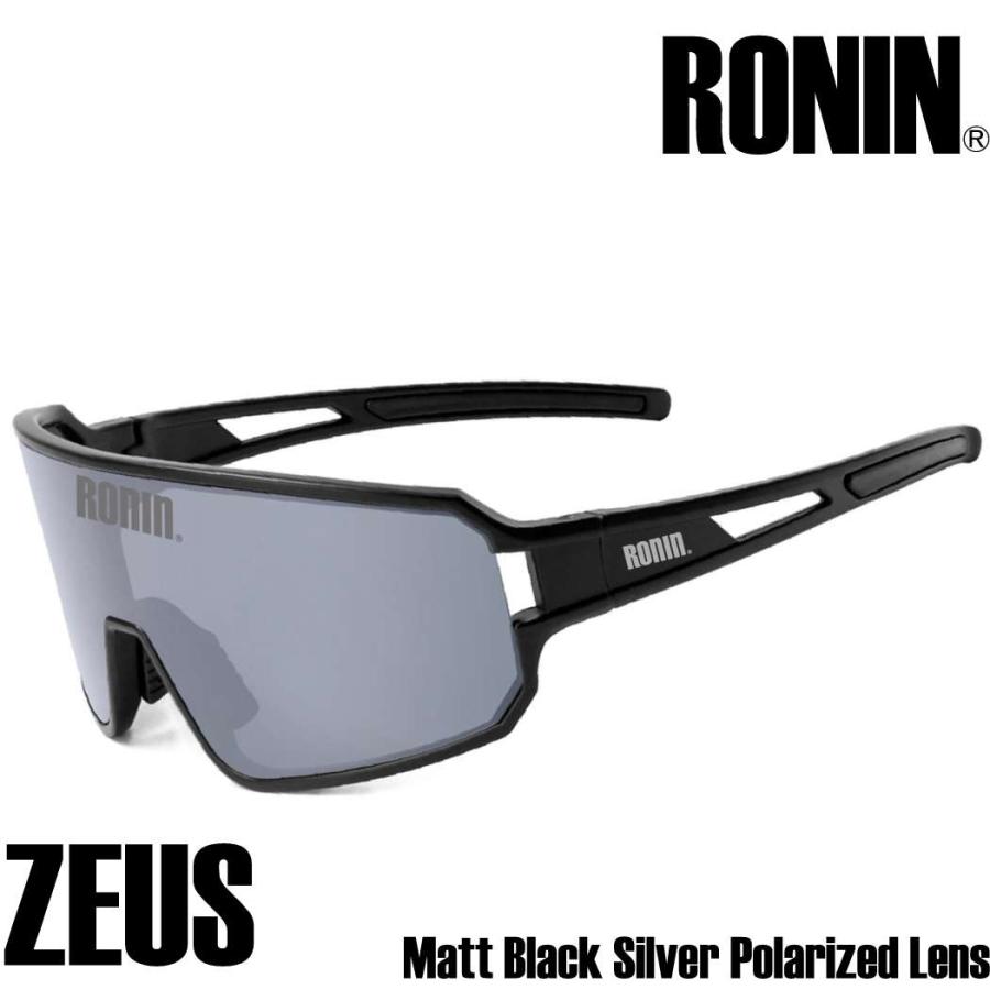 Ronin Eyewear サングラス ロニンアイウエア UVカット ZEUS ゼウス マットブラック アジアンフィット Hawaii Japan チームモデル 紫外線対策 枠なし 偏光レンズの画像
