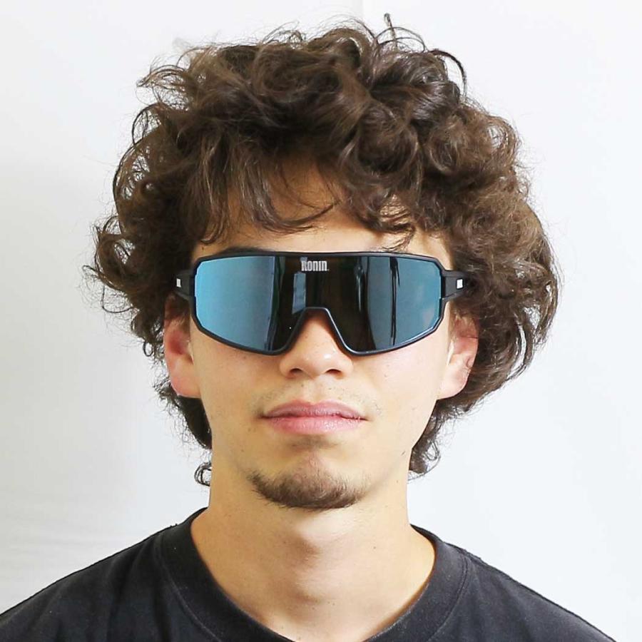 Ronin Eyewear サングラス ロニンアイウエア UVカット ZEUS ゼウス マットブラック アジアンフィット Hawaii Japan チームモデル 紫外線対策 枠なし 偏光レンズの画像