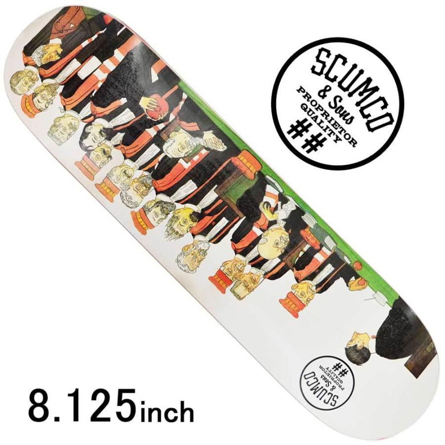 Scumco Sons スケボー デッキ 8 125 インチ スカムコ アンド サンズ スケートボード Judgements 初心者 人気 ブランド おすすめ かっこいい Scumco 104 スケートボード専門店バタフライ 通販 Yahoo ショッピング